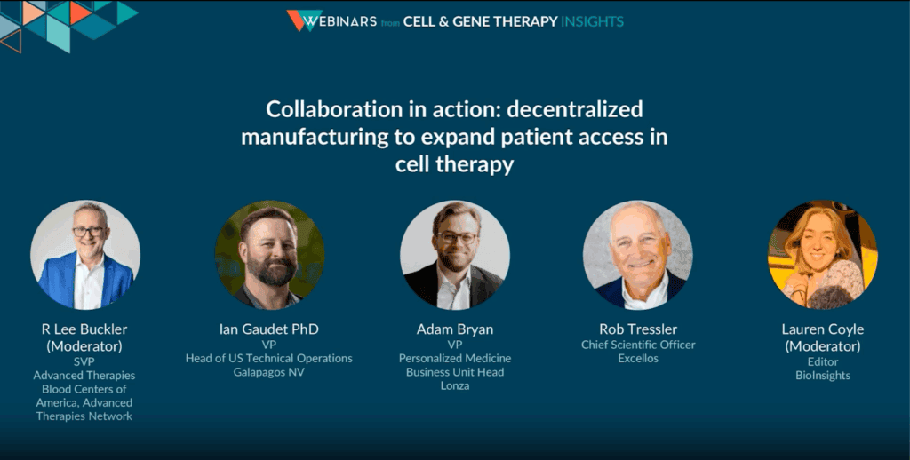 decentralized cell therapy manufacturing webinar image